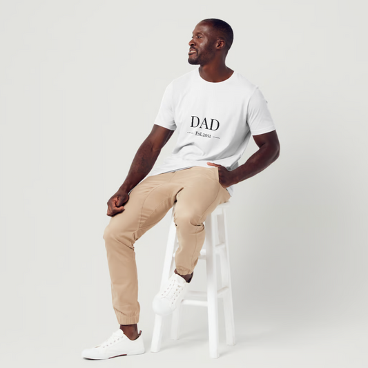 DAD est 2011 T-Shirt - Personalized Father's Day Gift